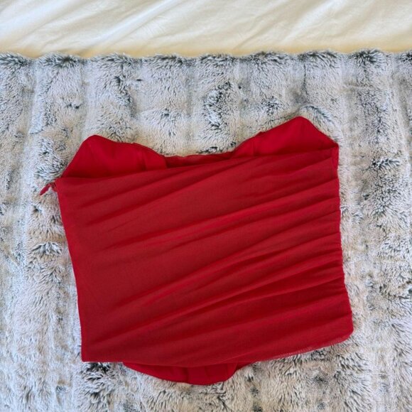 House Of Cb Red Corset - Picture 2 of 3